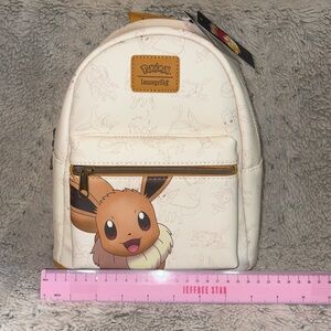 Pokemon Evee & Eeveelutions LoungeFly NWT